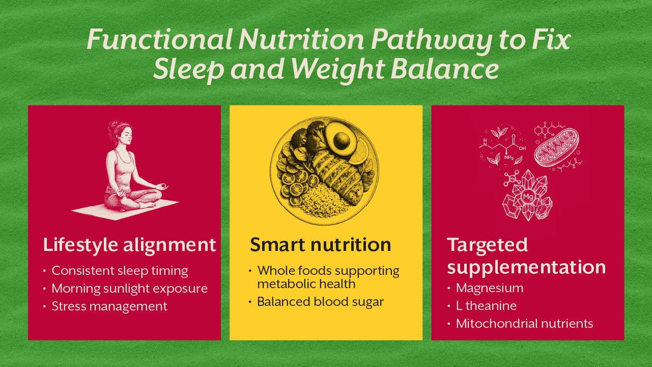 Functional Nutrition Pathway to Fix Sleep and Weight Balance