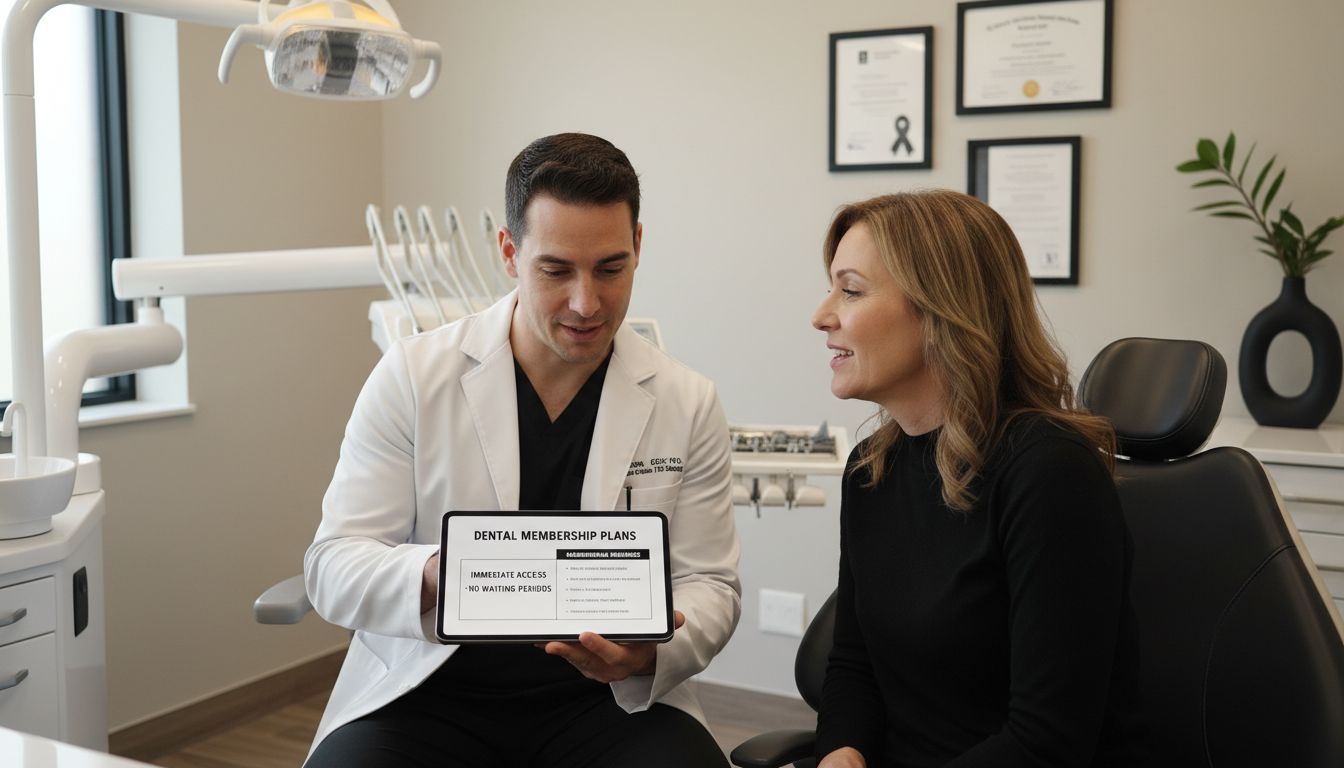 dentist patient discussion