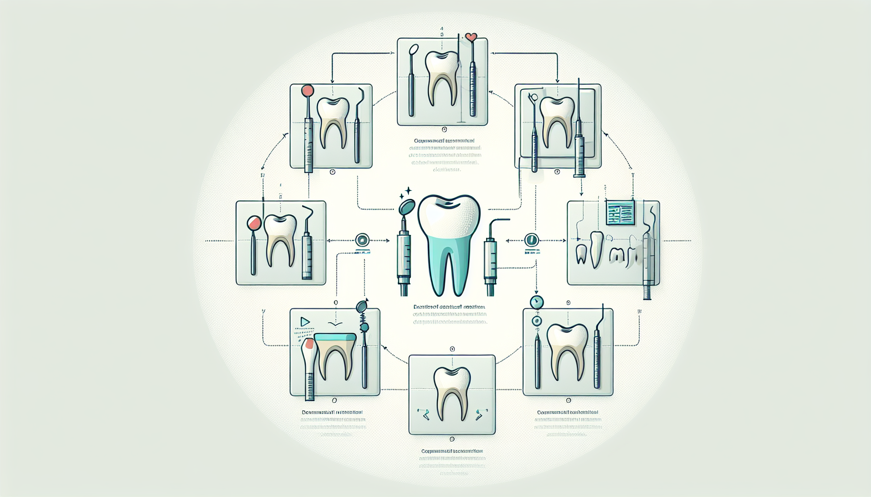 Infographic comparing dental treatment options