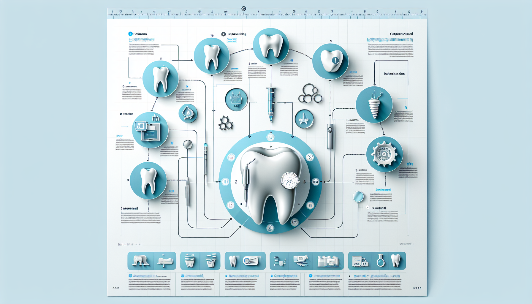 Infographic comparing dental treatment options