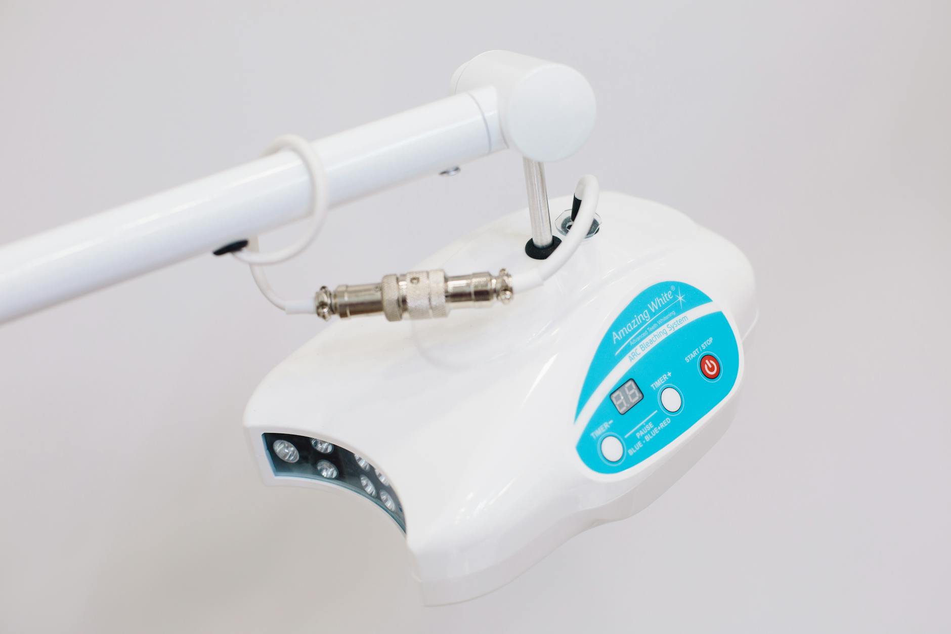 dental photography showing teeth whitening Lynnwood, with modern dental equipment, soft