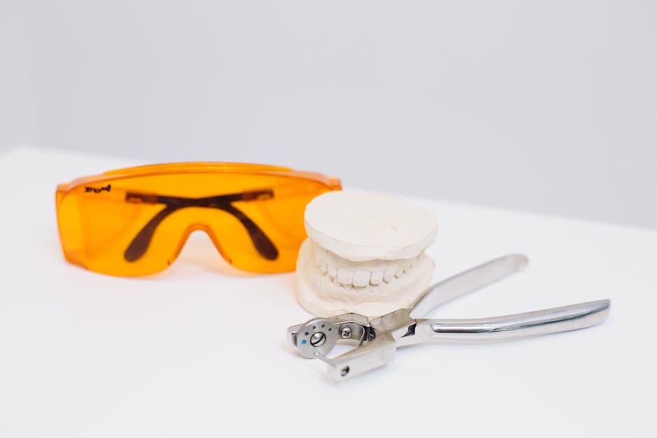 dental procedure tools or equipment related to tooth colored vs silver fillings, clean