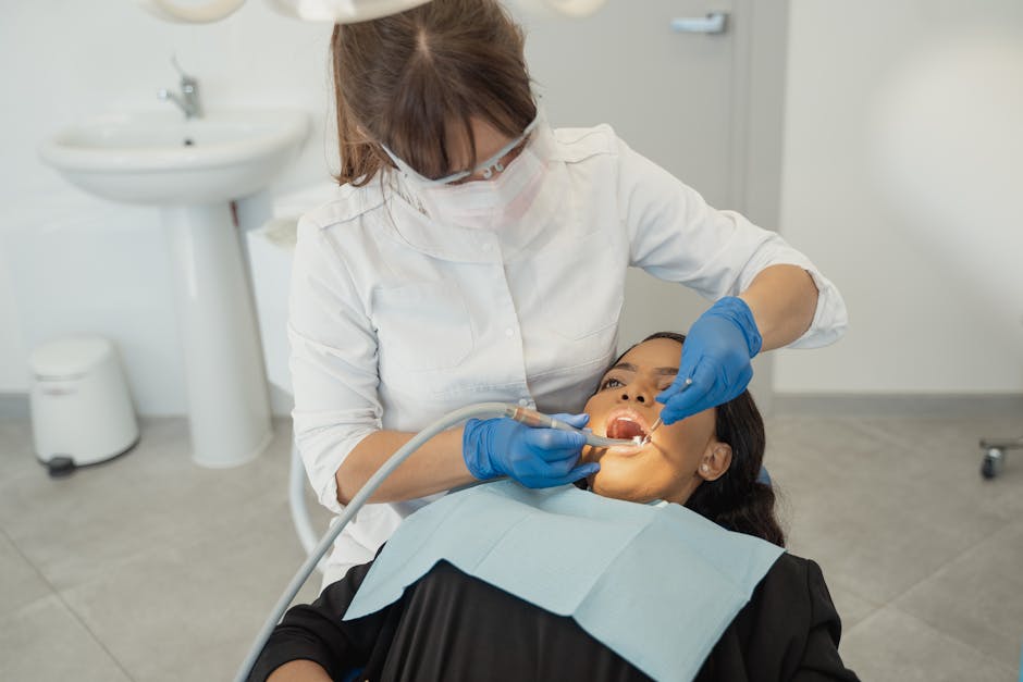 dental procedure tools or equipment related to child teeth protection sports, clean