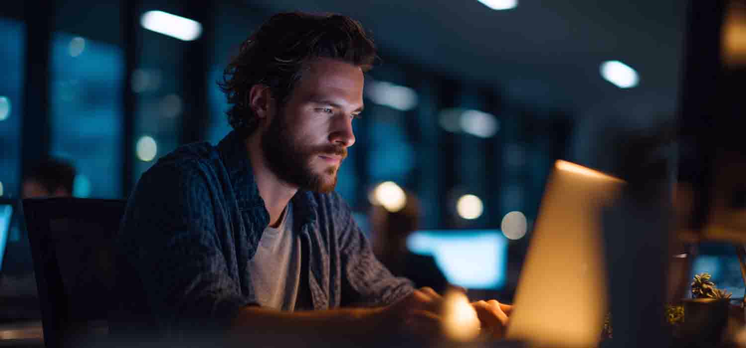 Professional engaging with Virtual CIO consulting services