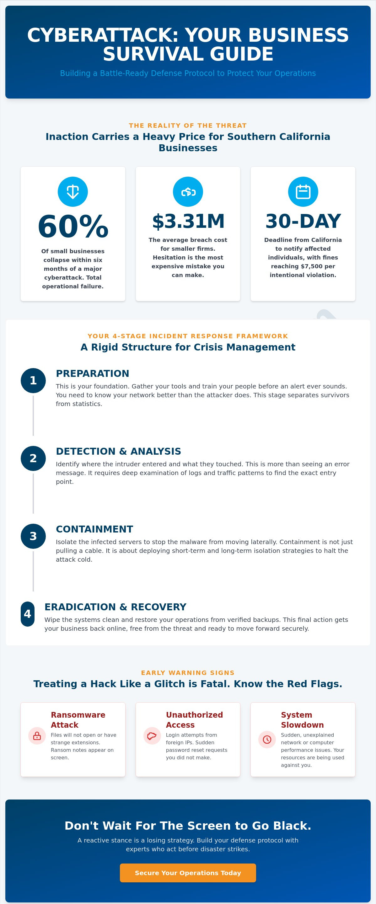 Cybersecurity incident response plan template