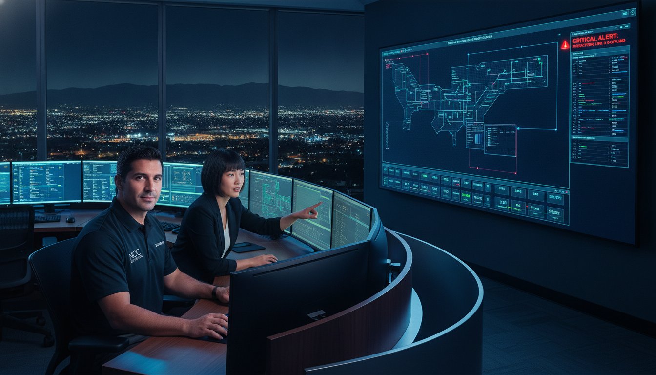 24/7 helpdesk support for manufacturing companies in Fontana, manufacturing IT support Fontana, industrial IT services Inland Empire, SCADA system support, 24/7 technical support for factories, managed IT services Fontana, ERP support for manufacturing