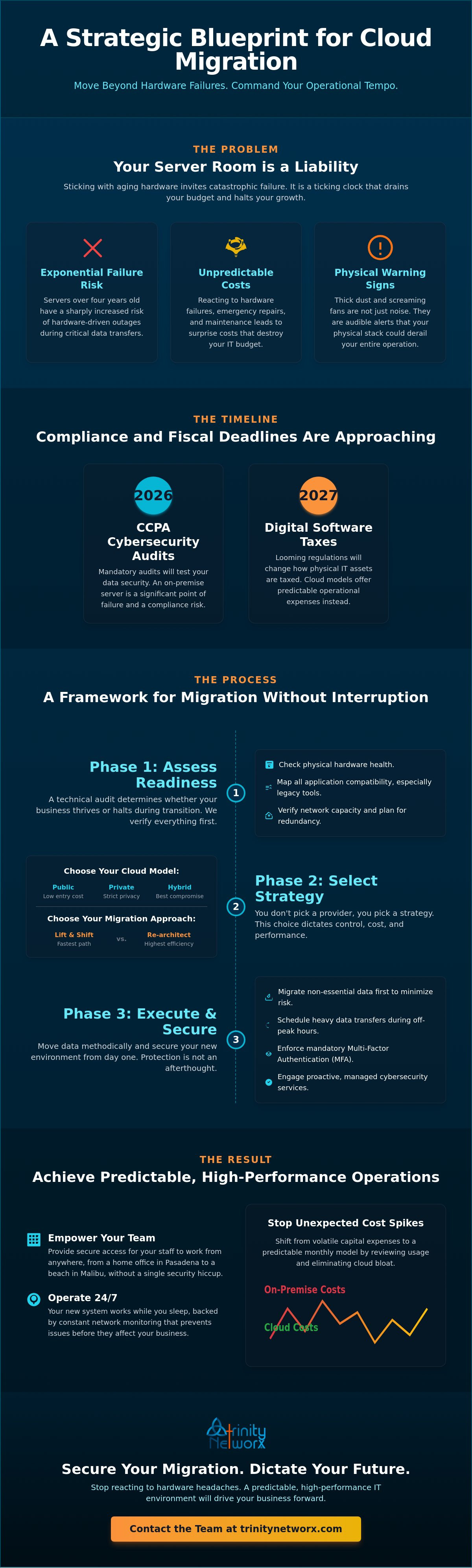 Migrating business operations to the cloud in Los Angeles