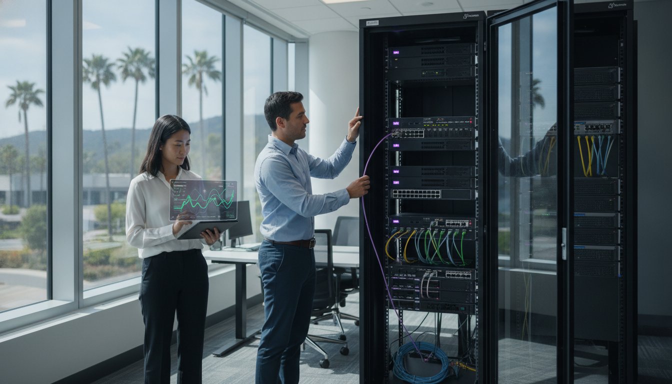IT project management for office relocations in Southern California, office move IT checklist, business relocation IT support, server relocation services, network setup for new office, Southern California IT services