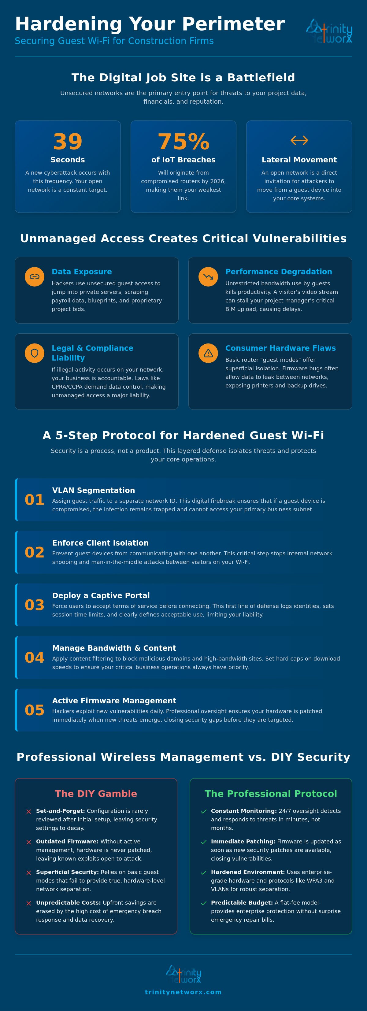 Securing guest Wi-Fi for business customers