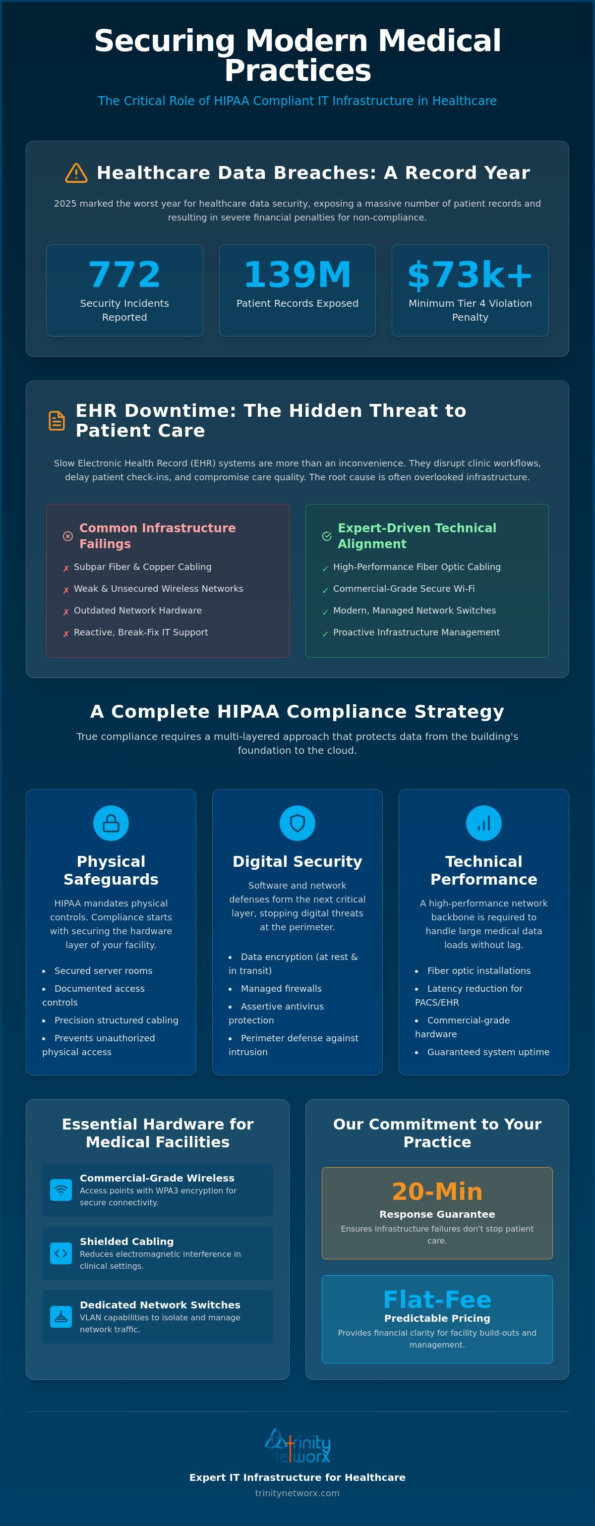 HIPAA compliant IT support for medical practices in Orange County