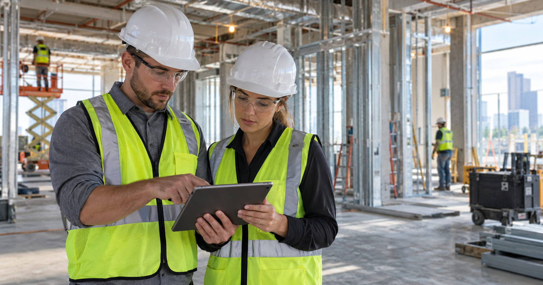 Technology support for commercial construction businesses
