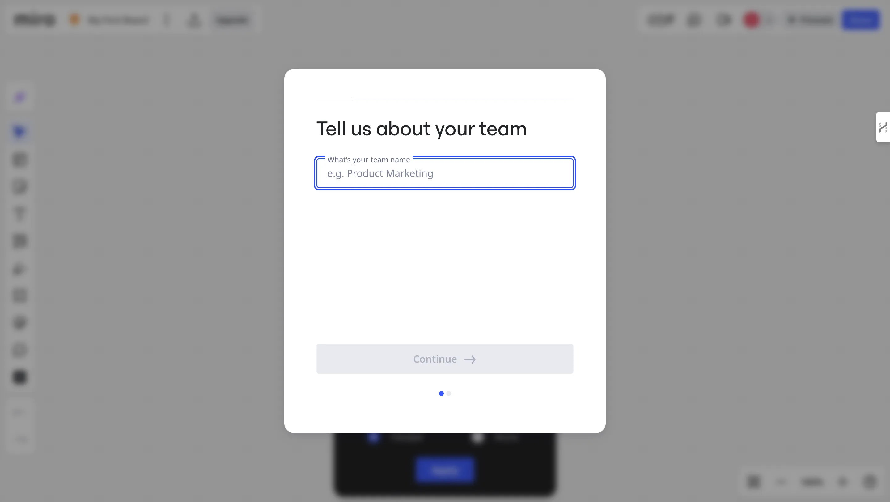 Miro - introductory quiz snapshot