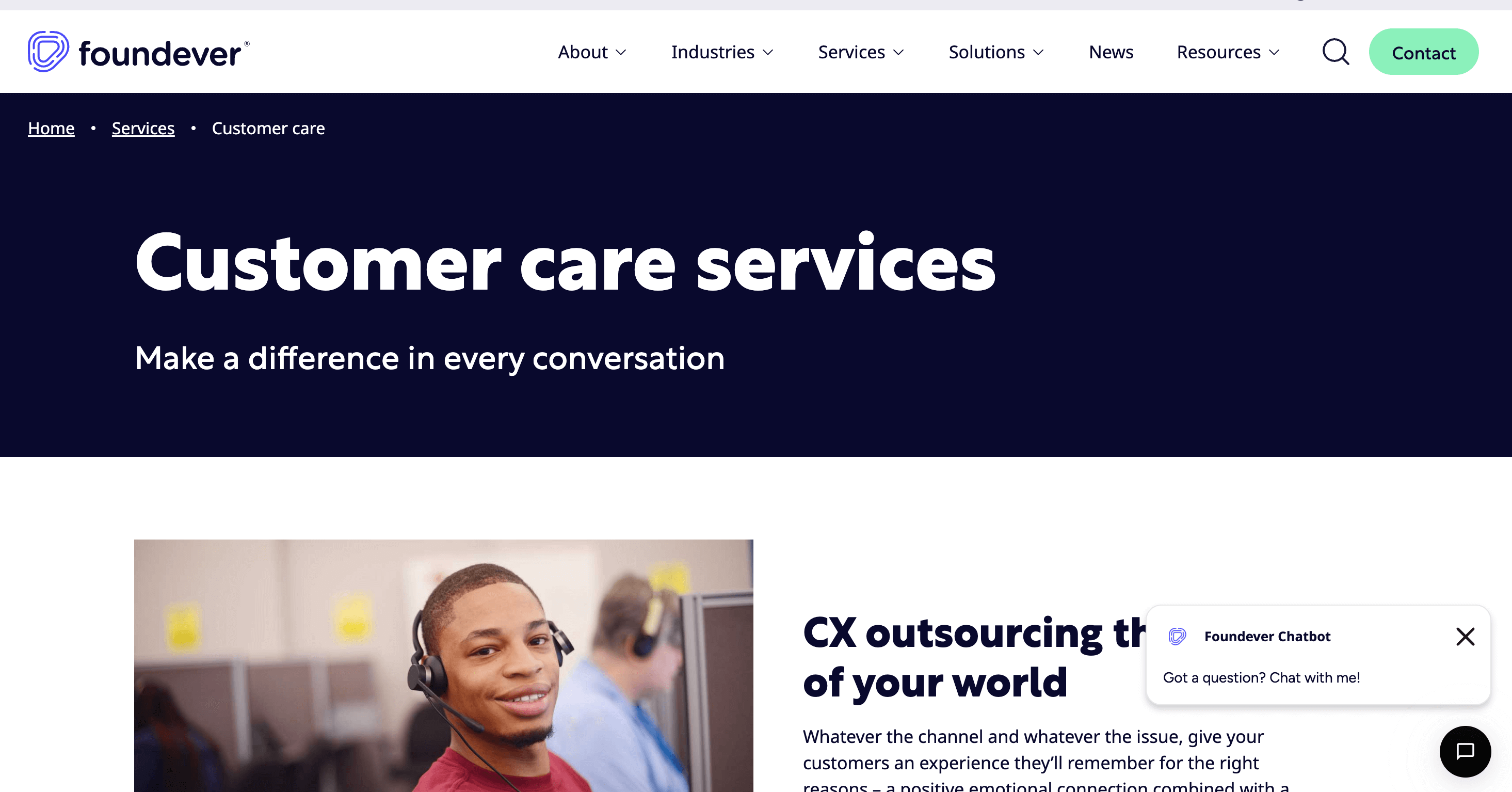 Founder call center outsourcing companies