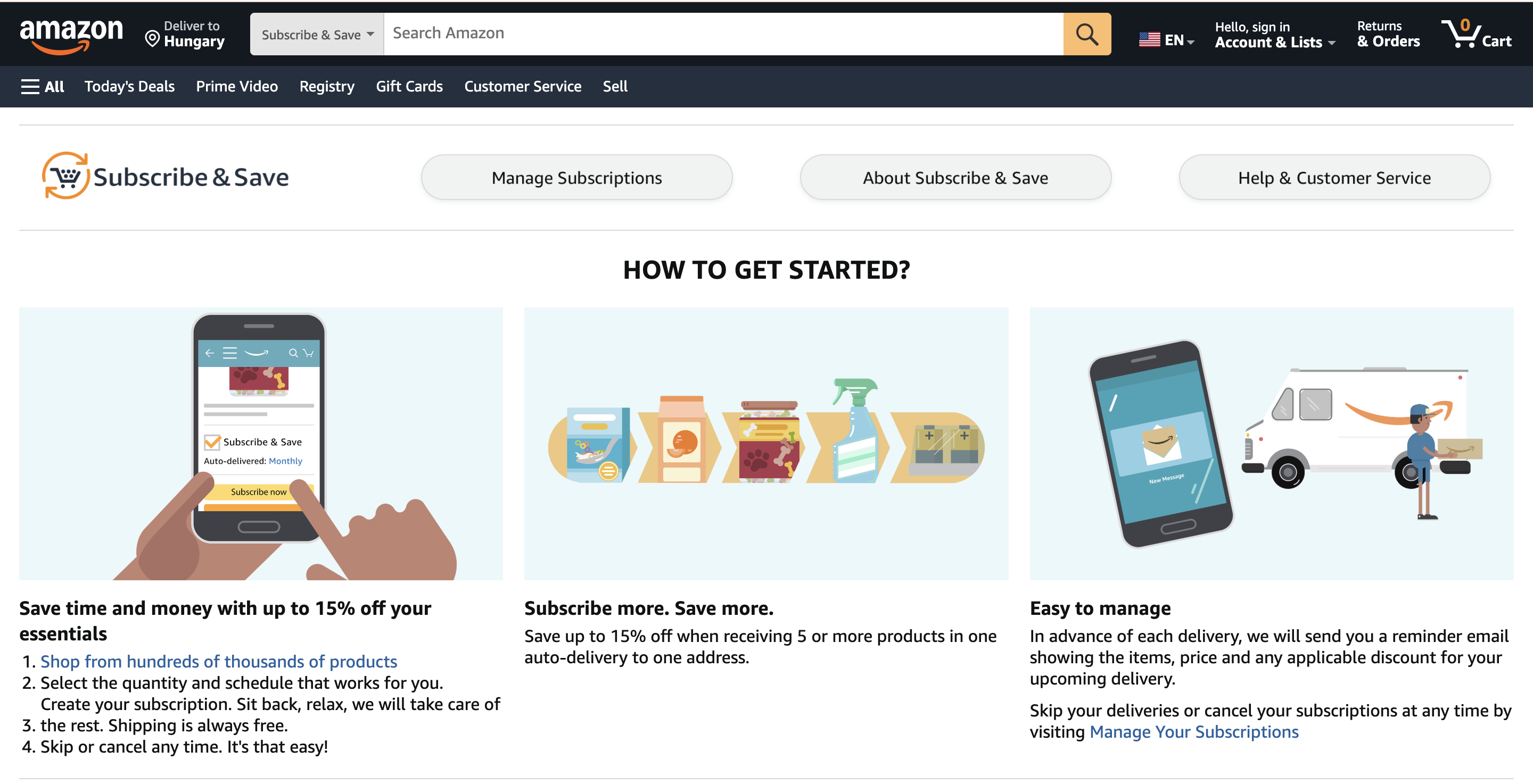 Amazon’s Subscribe & Save program