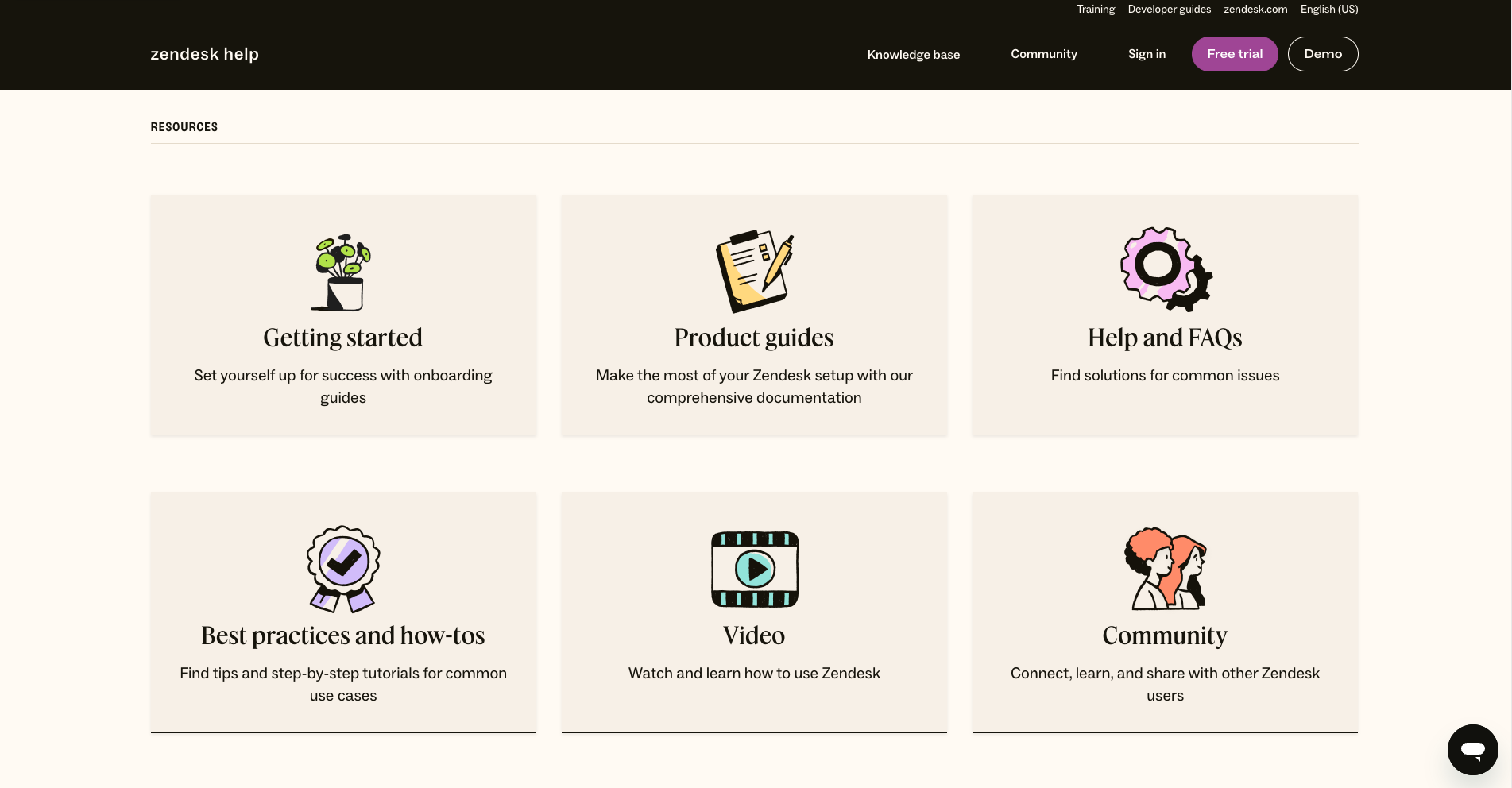 Zendesk Self-Service Portal Example