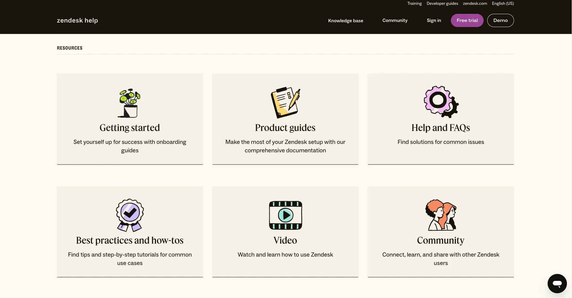 Zendesk Self-Service Portal Example