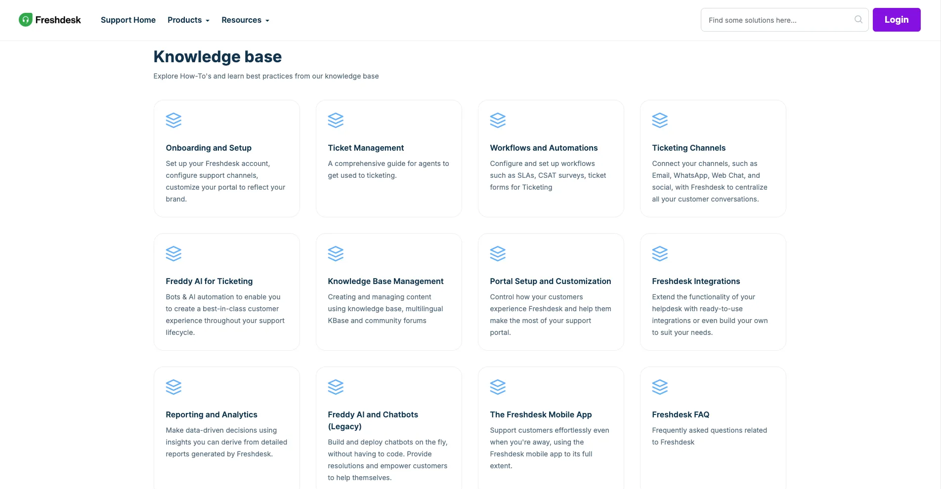 Freshdesk Self-Service Portal Example