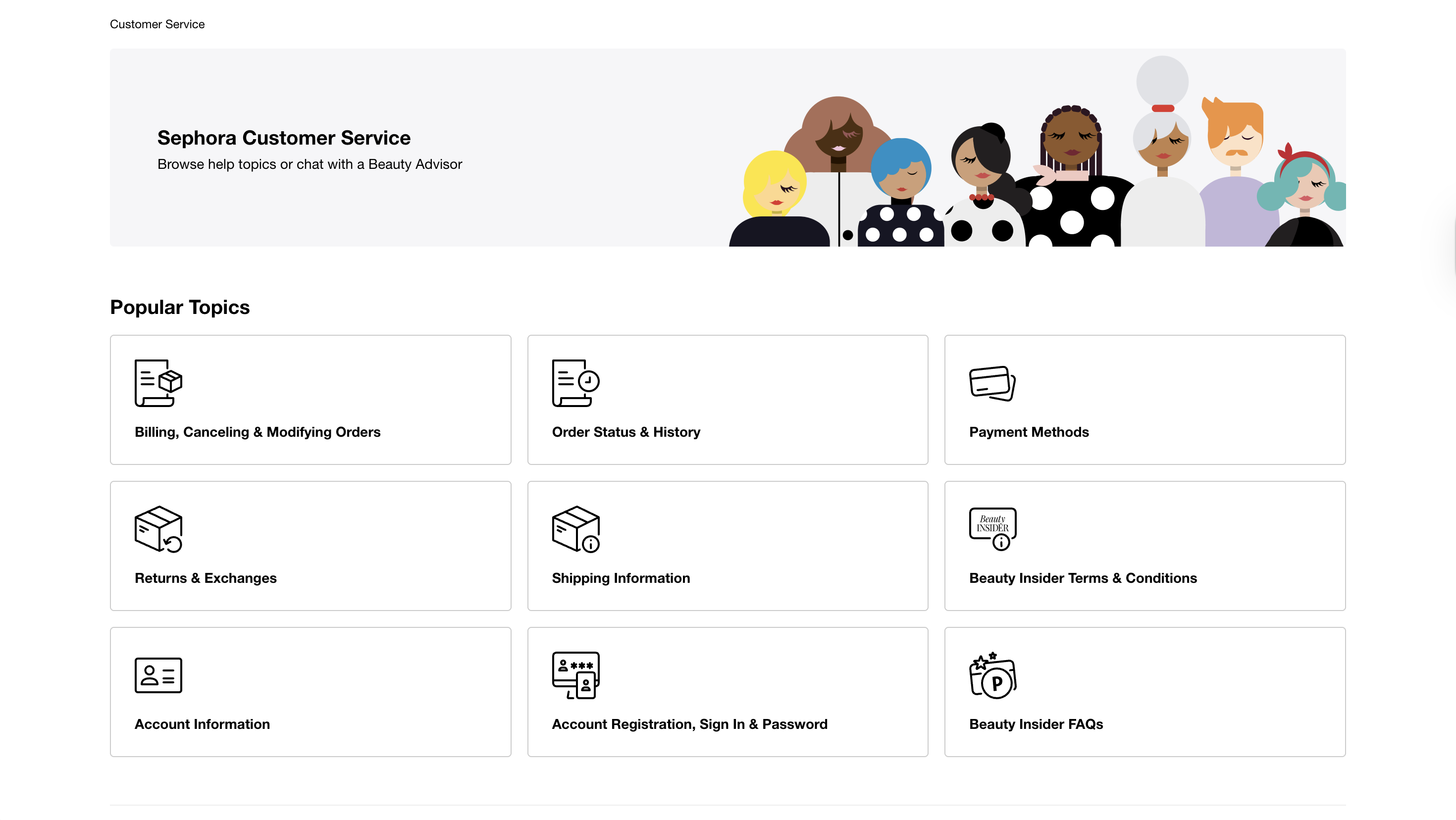 Sephora omnichannel customer support service hub