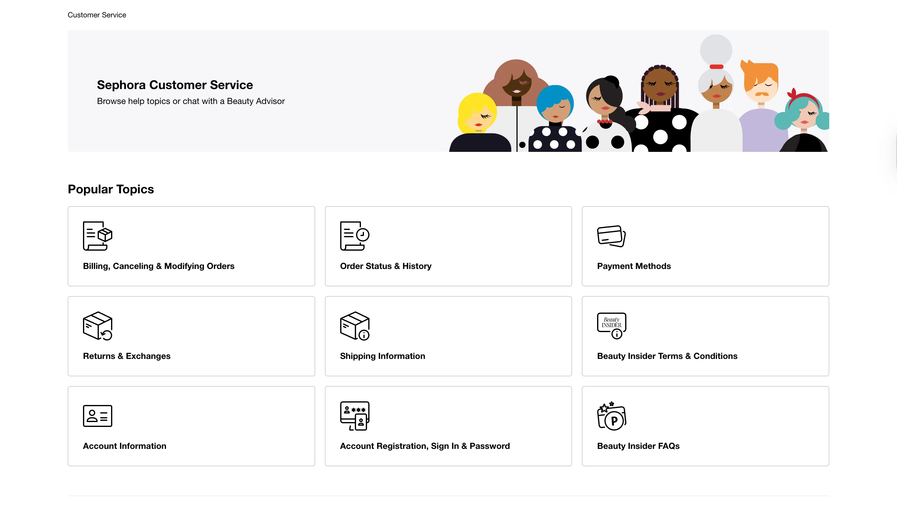 Sephora omnichannel customer support service hub