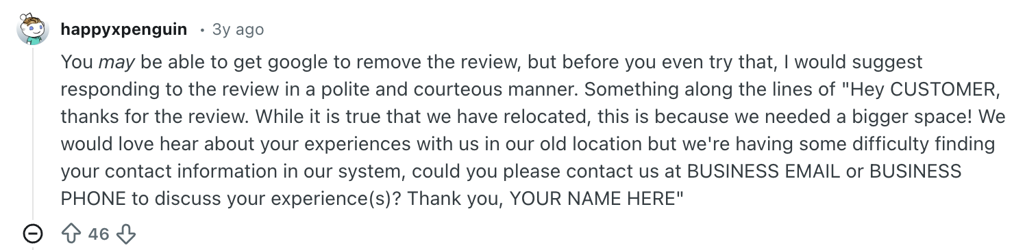 Best Responses to Bad Reviews on Google