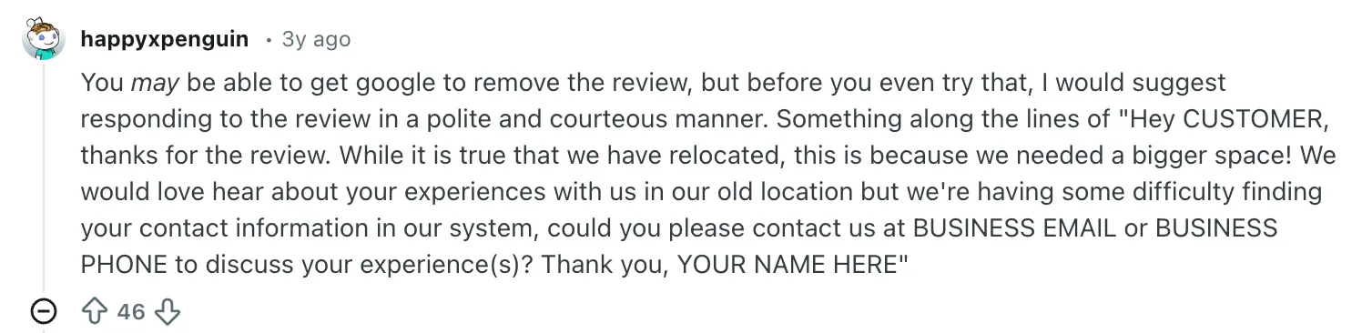 Best Responses to Bad Reviews on Google