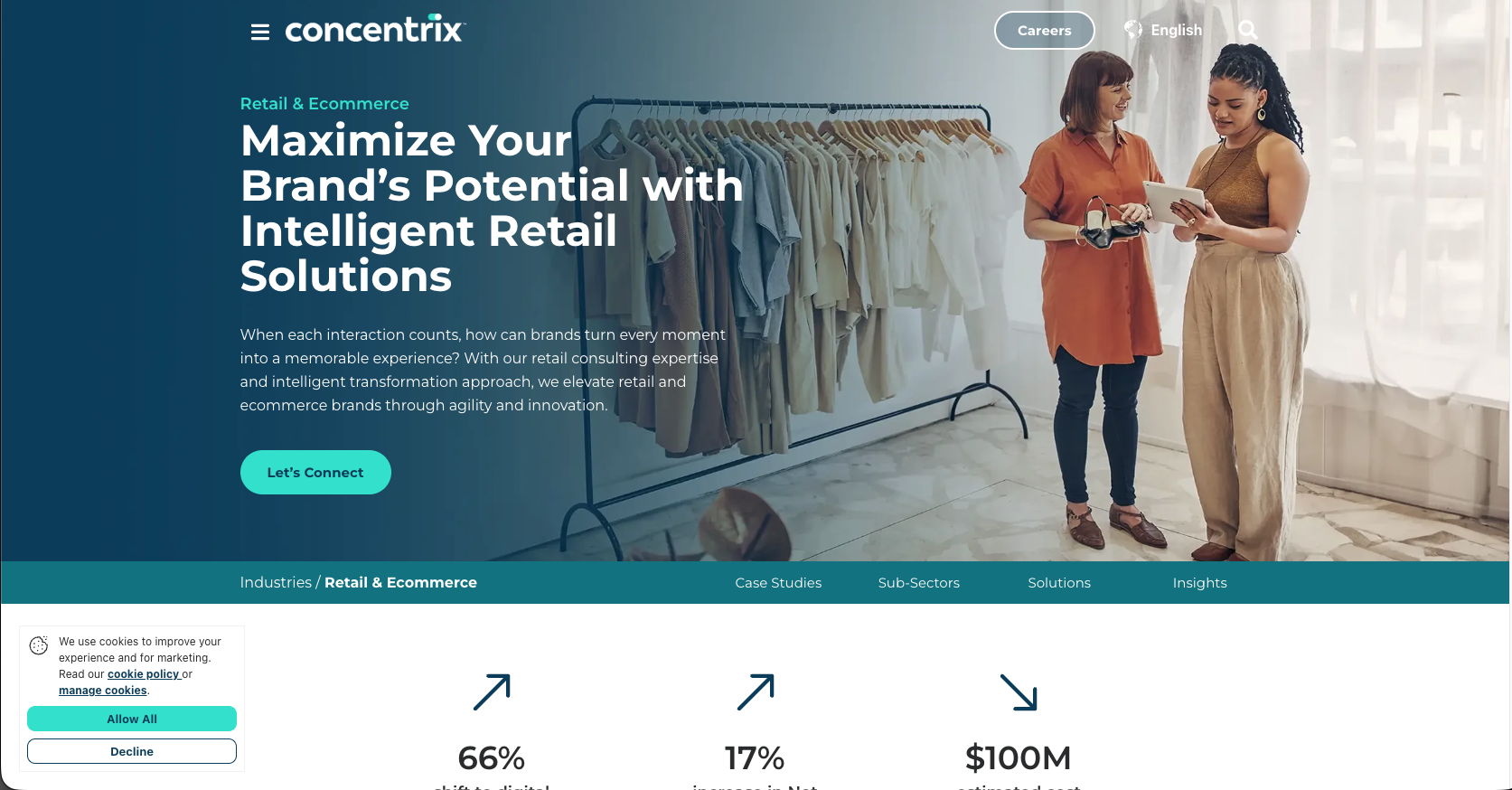 Concentrix hyper-personalization and digital commerce optimization