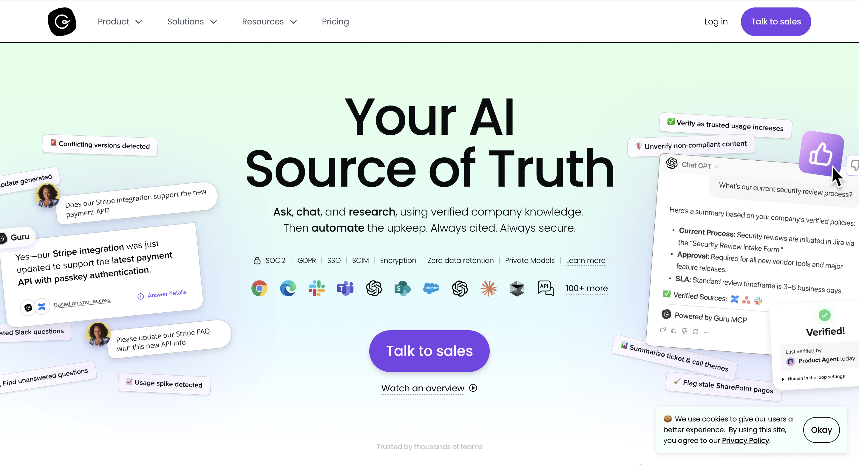 Guru Knowledge Base Software for Customer Support