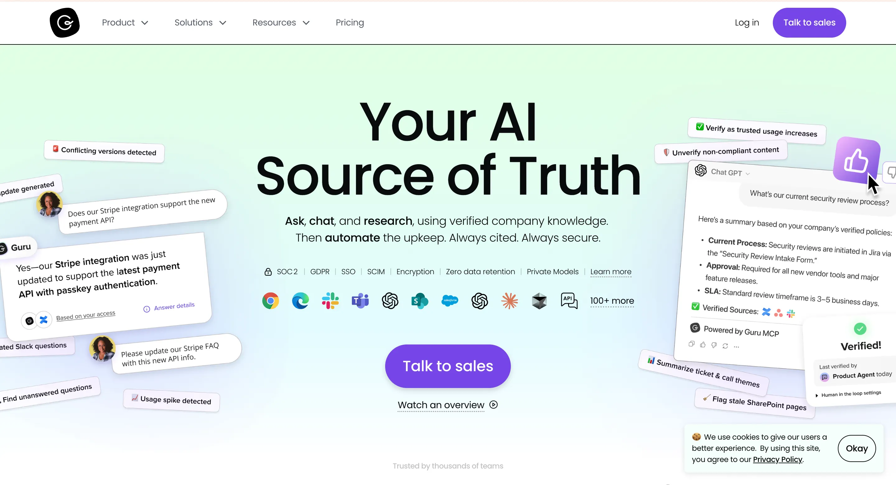 Guru Knowledge Base Software for Customer Support