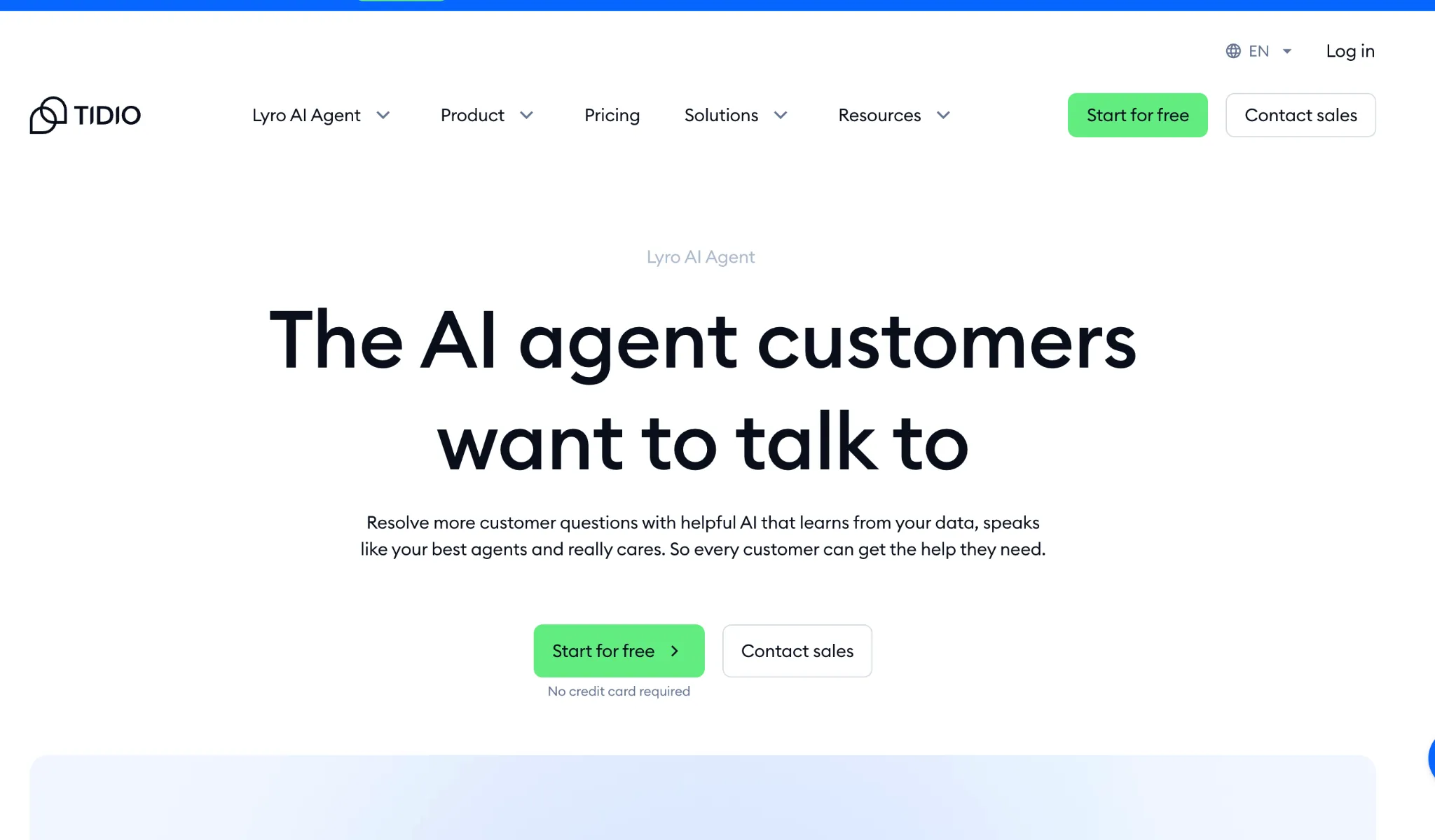 Tidio (Lyro AI) — Best for eCommerce & SMBs