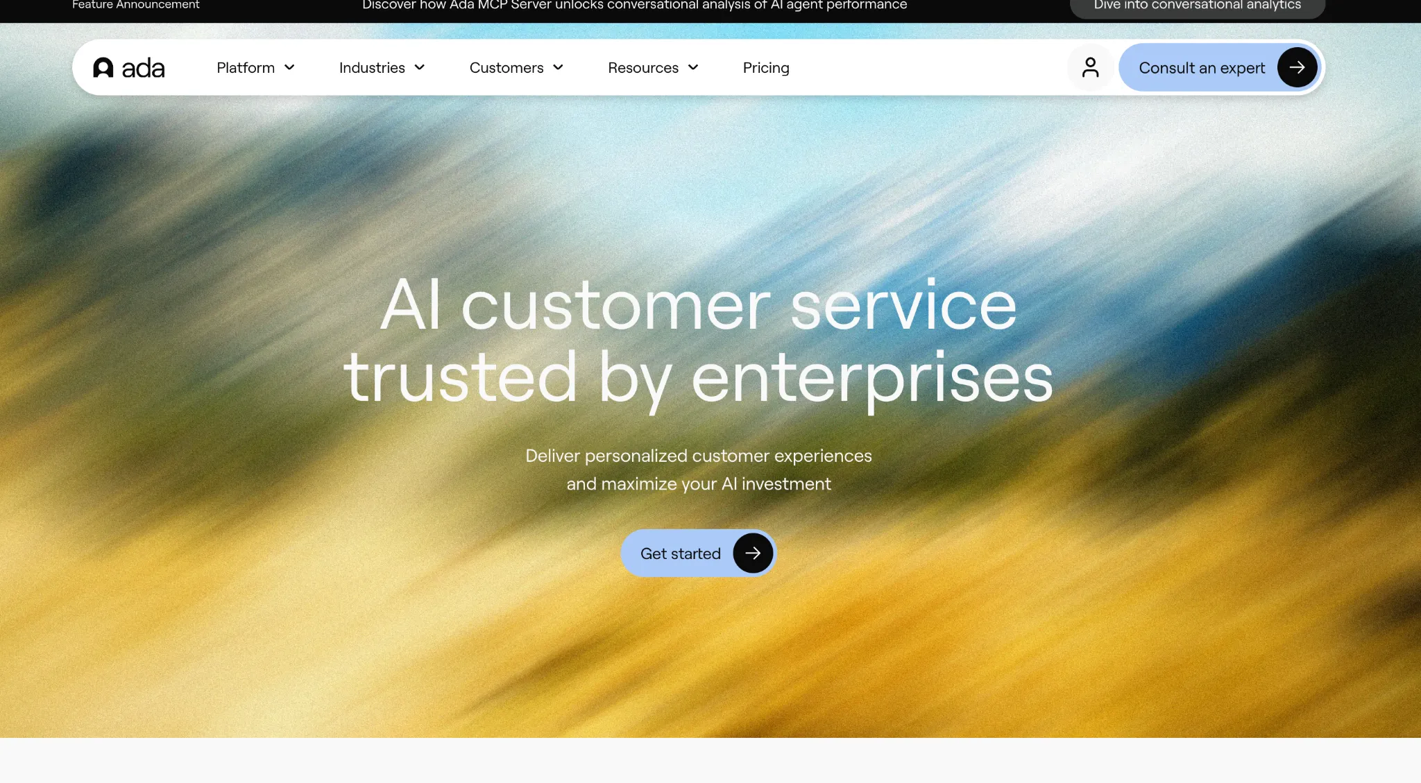 Ada — Best for Complex Support Automation