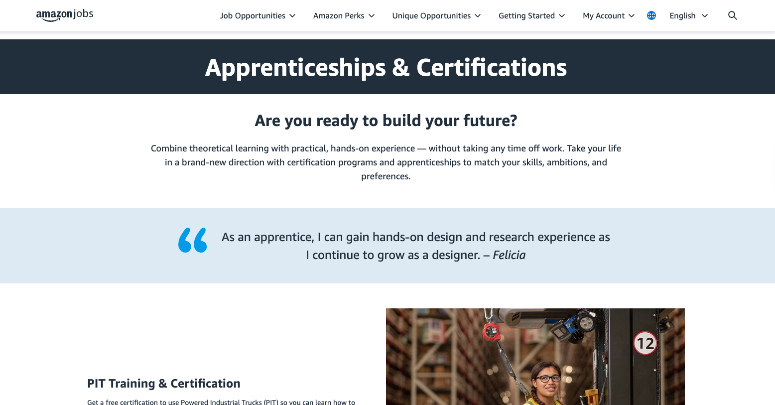 Amazon simulation-based training environments