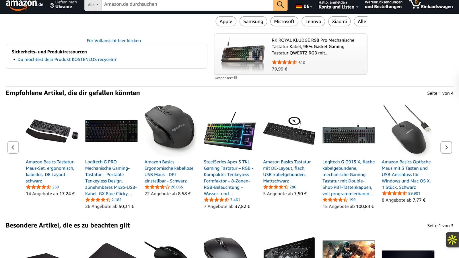 Amazon: Smarte Produktempfehlungen und Personalisierte E-Commerce Lösungen