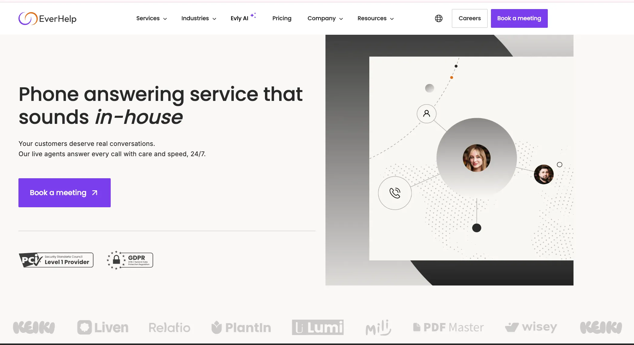 Everhelp  phone answering service company