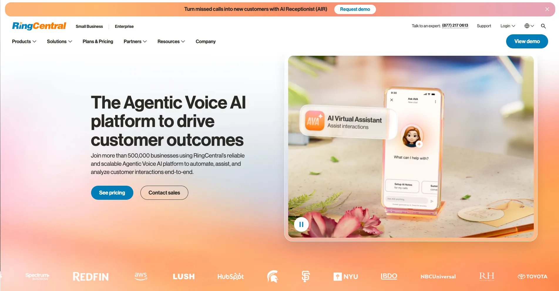 Ringcentral call center phone system