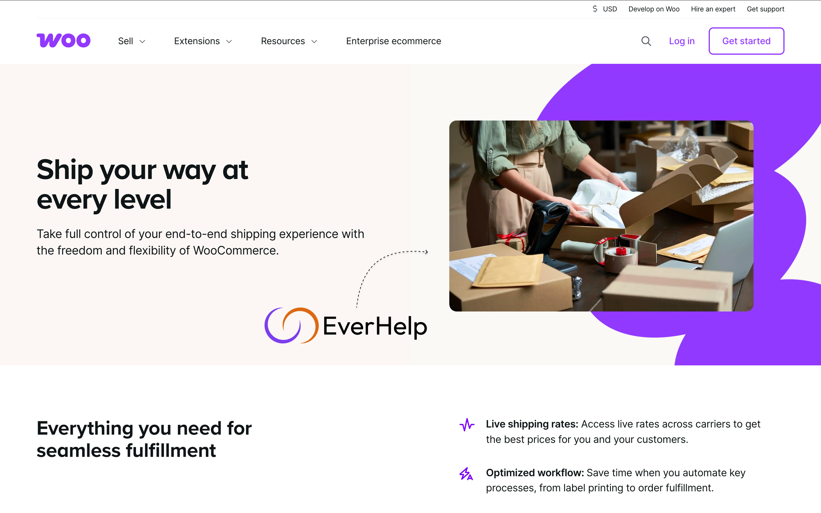Woo & EverHelp integration