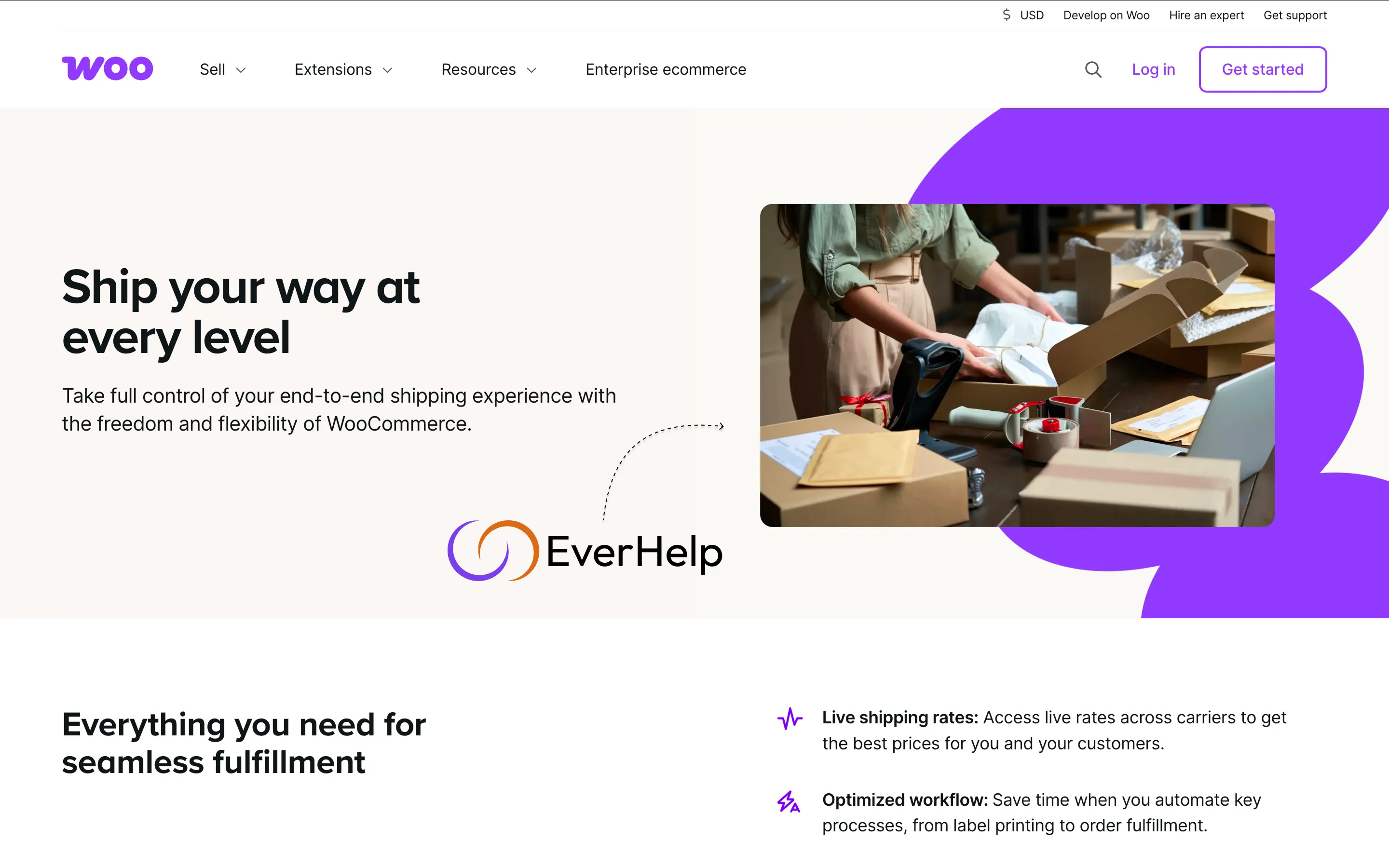 Woo & EverHelp integration
