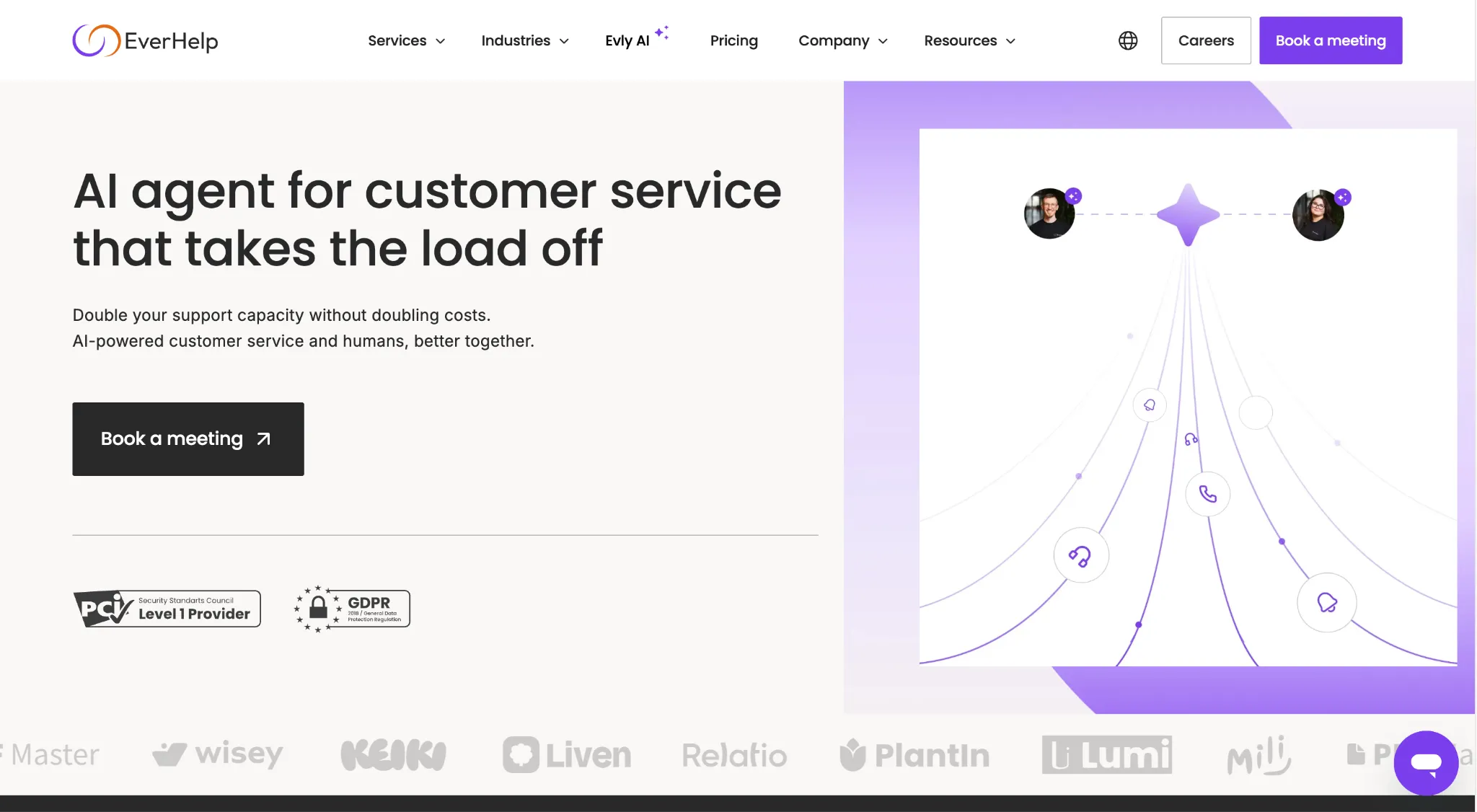 EverHelp & Evly AI help support platform