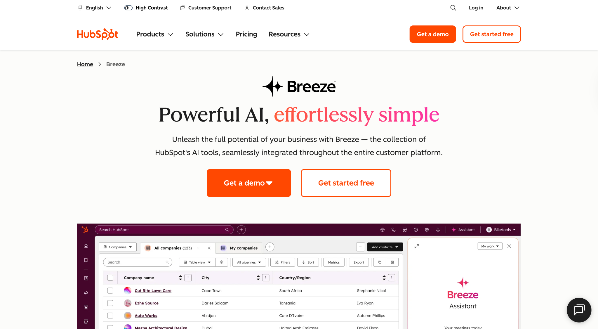 HubSpot Service Hub & Breeze Agent