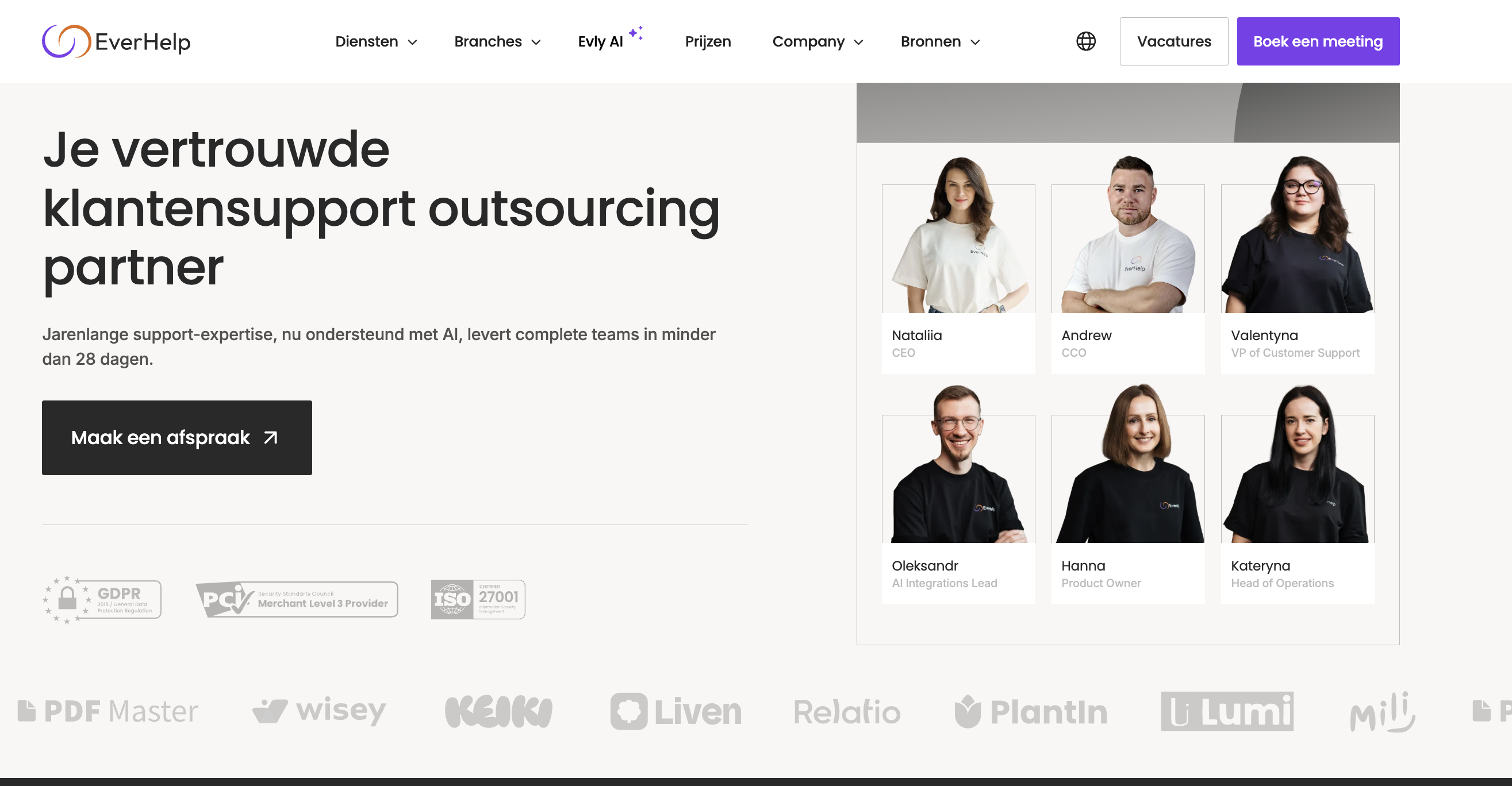 everhelp beste outsourcingbedrijven voor klantenservice