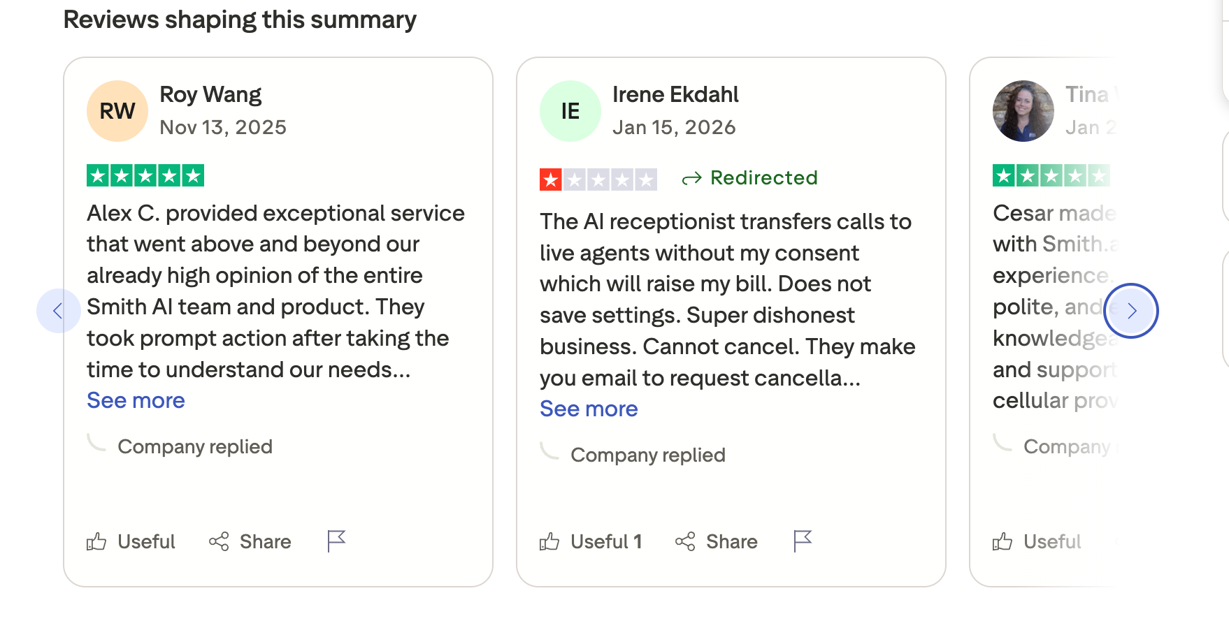 Smith.ai Reviews reviews Trustpilot details