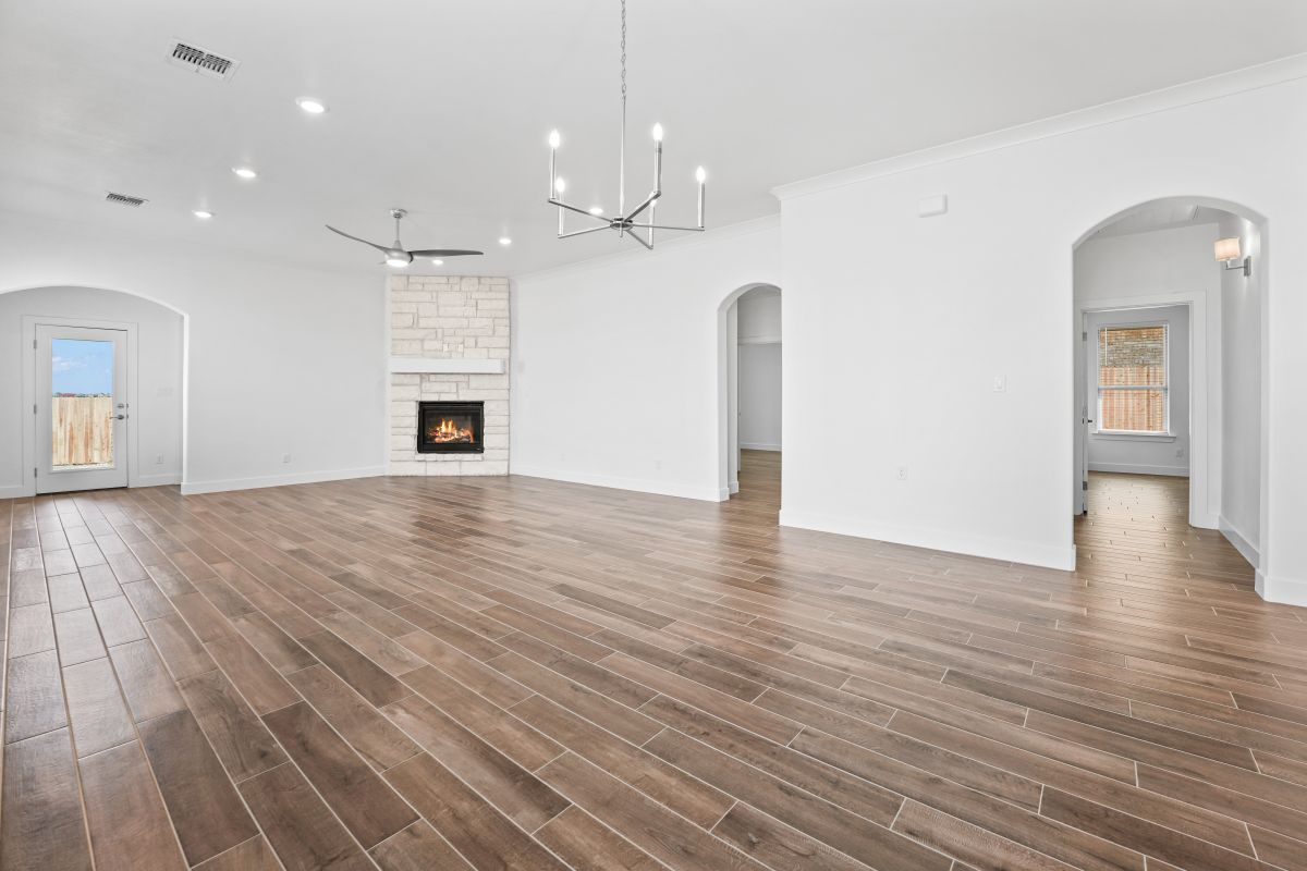 Living room view of a Purple Key Home