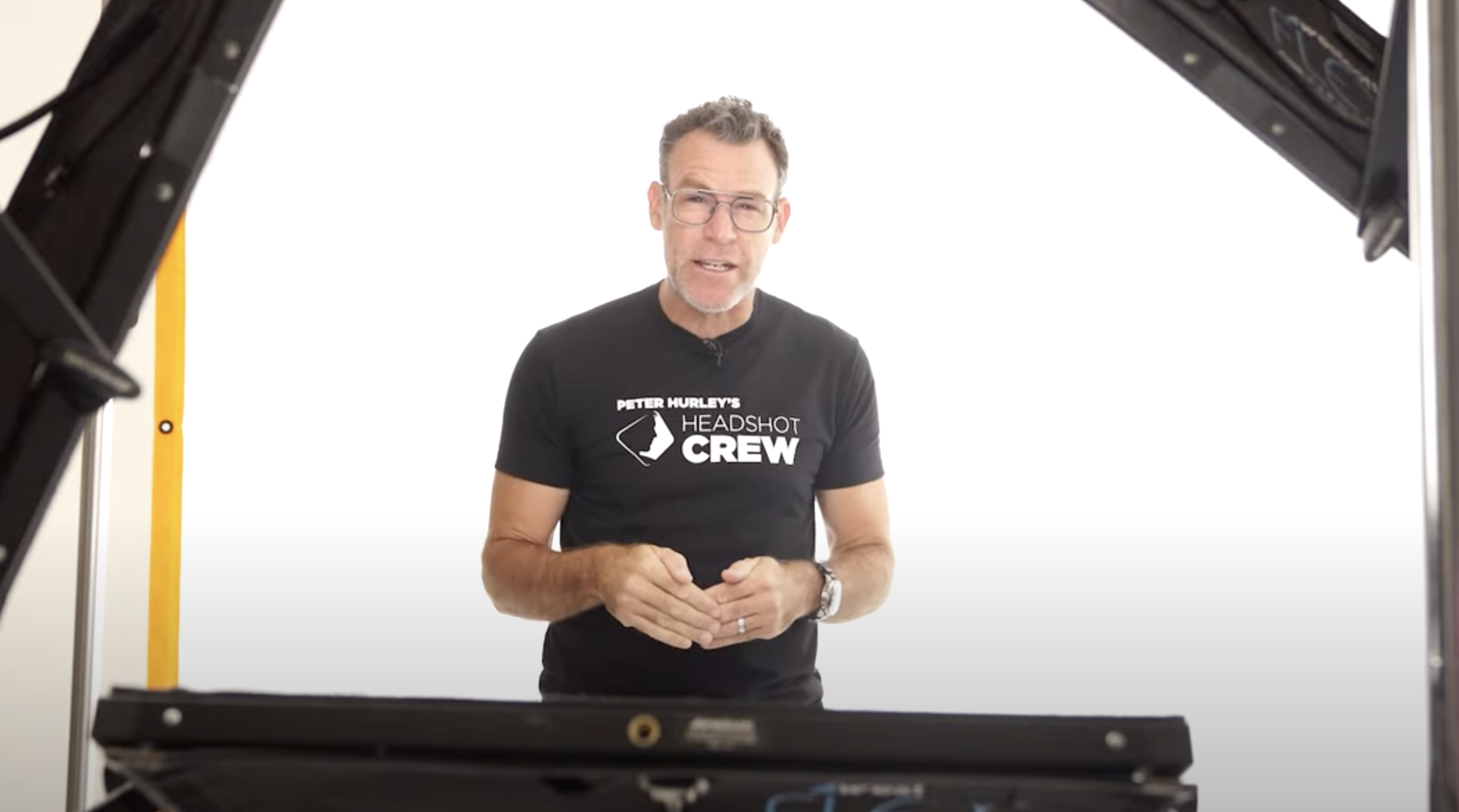 Renowned photographer Peter Hurley shares essential tips for capturing professional headshots, emphasizing the importance of shooting horizontally for a relaxed look and adjusting camera height to empower subjects, enhancing confidence and authority in their portraits. Hurley's expert advice focuses on natural light usage, proper camera settings, and encouraging techniques like "squinching" to ensure subjects look their best.