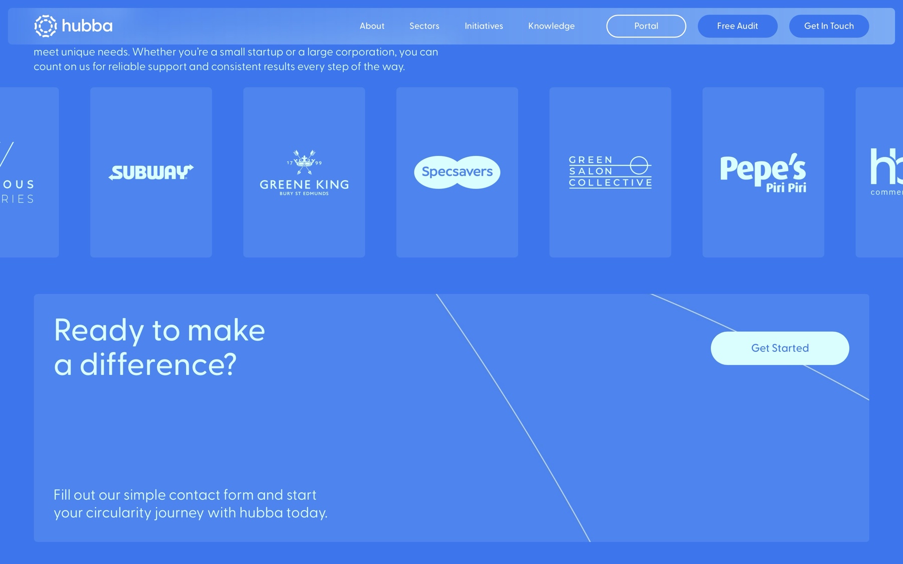 Animated logo carousel with Lottie background animation