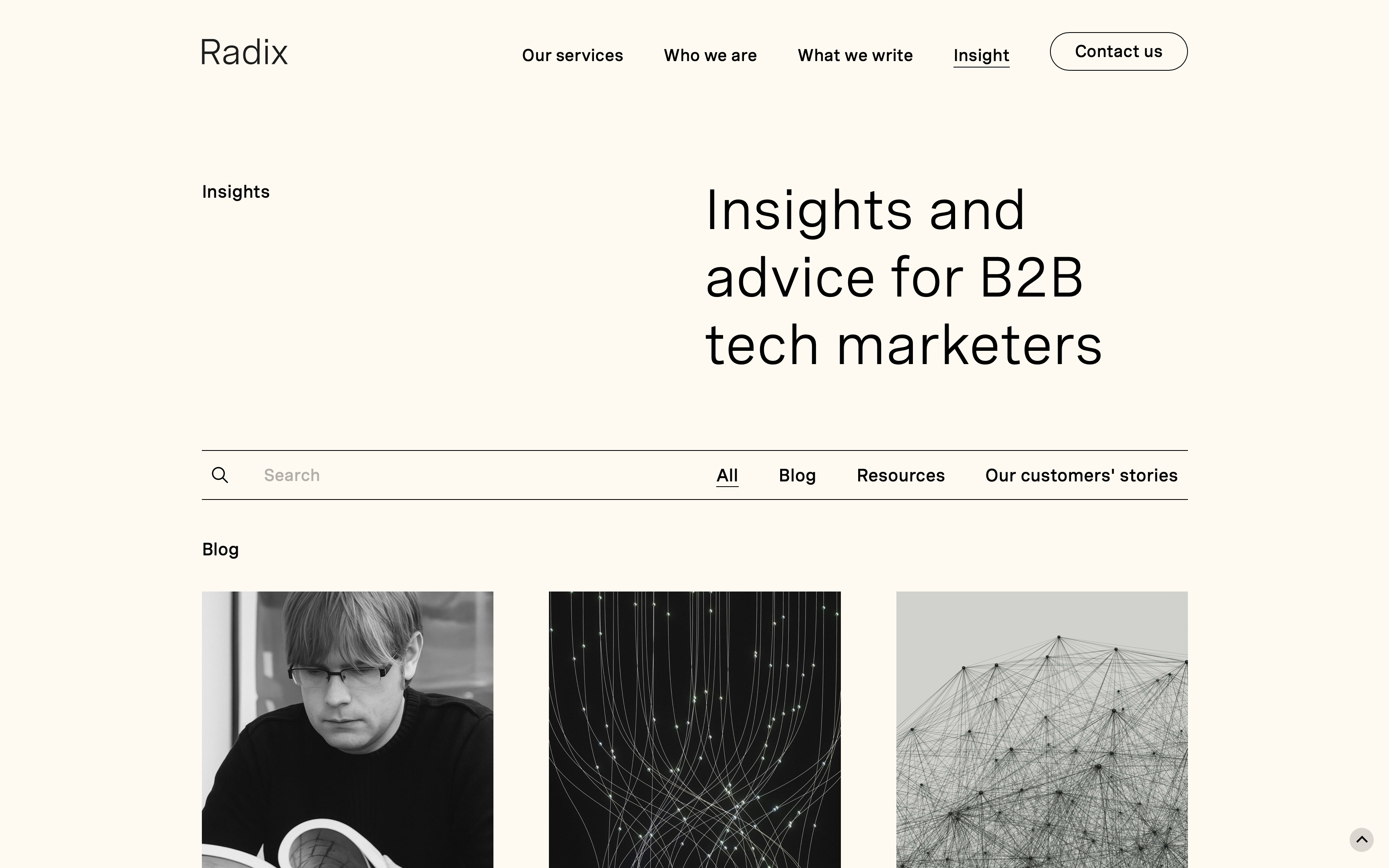 Different content types