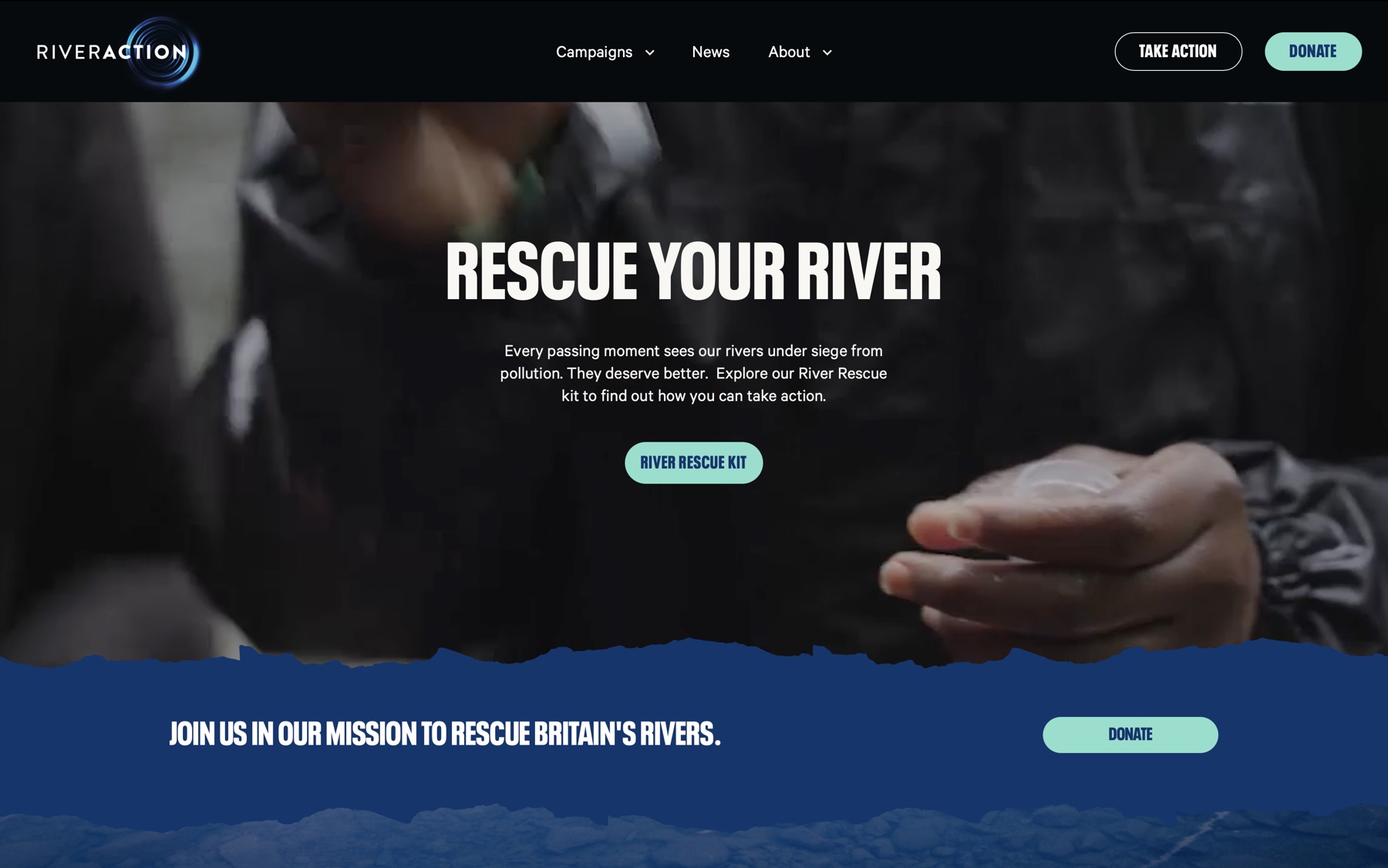 CTA with video background