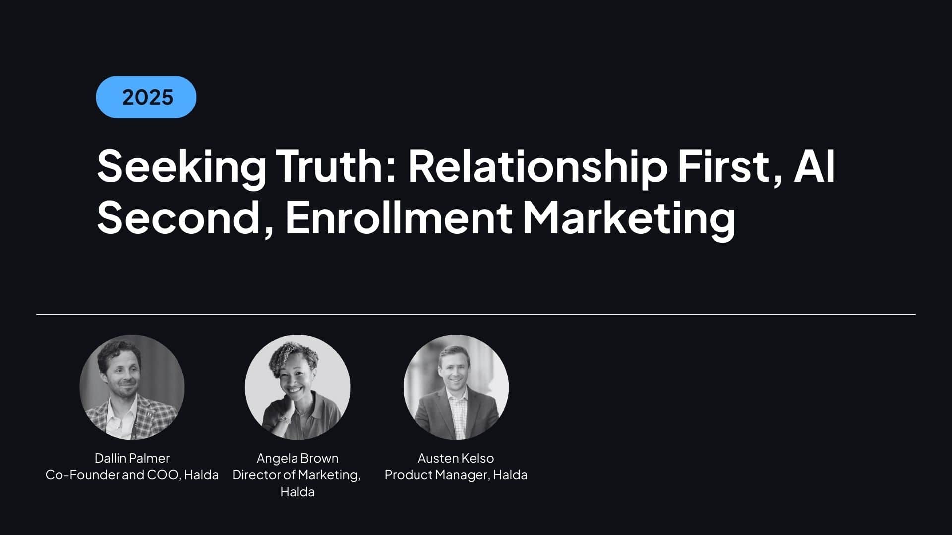 Seeking Truth: Relationship First, AI Second, Enrollment Marketing