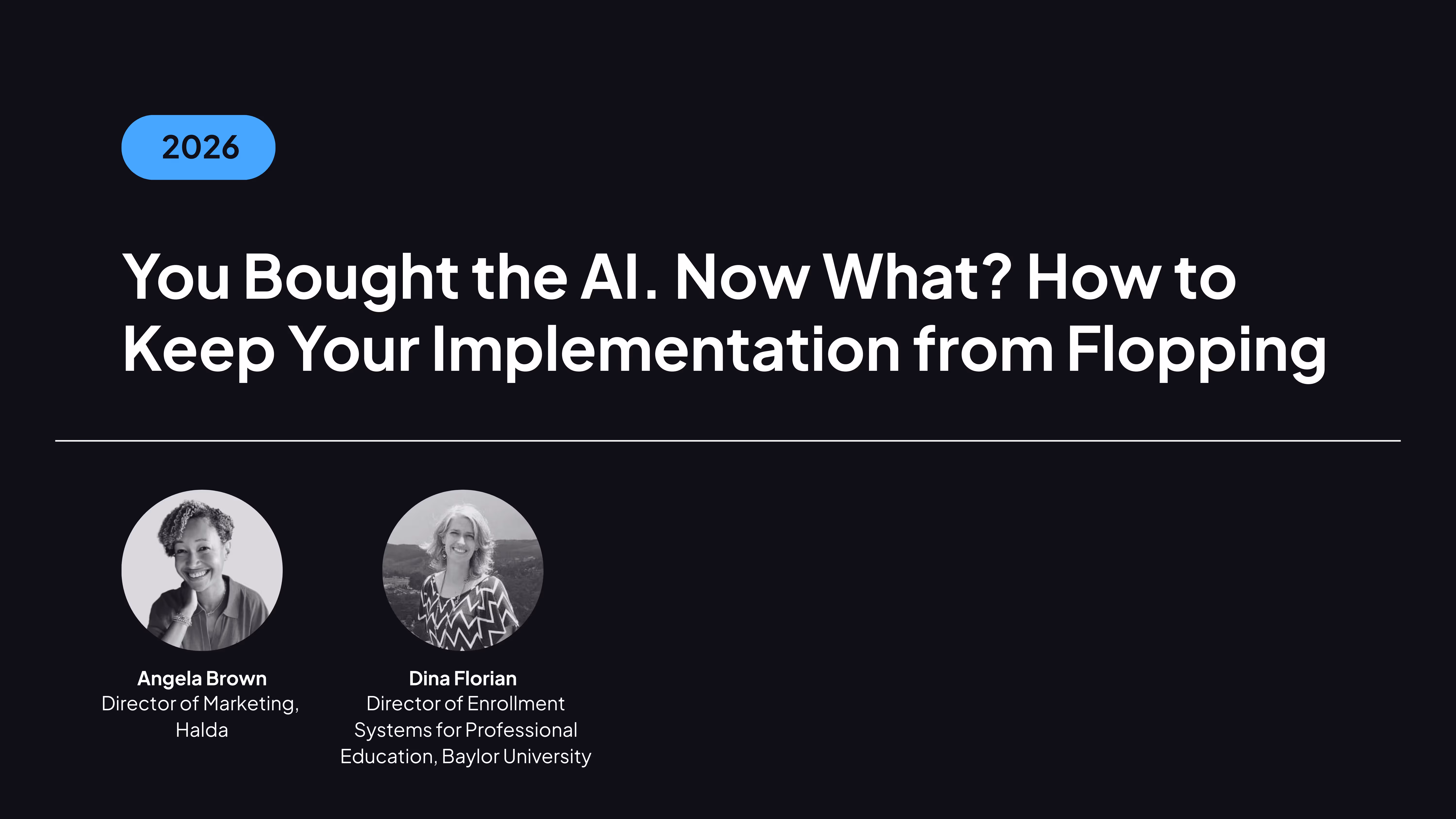 You Bought the AI. Now What? How to Keep Your Implementation from Flopping