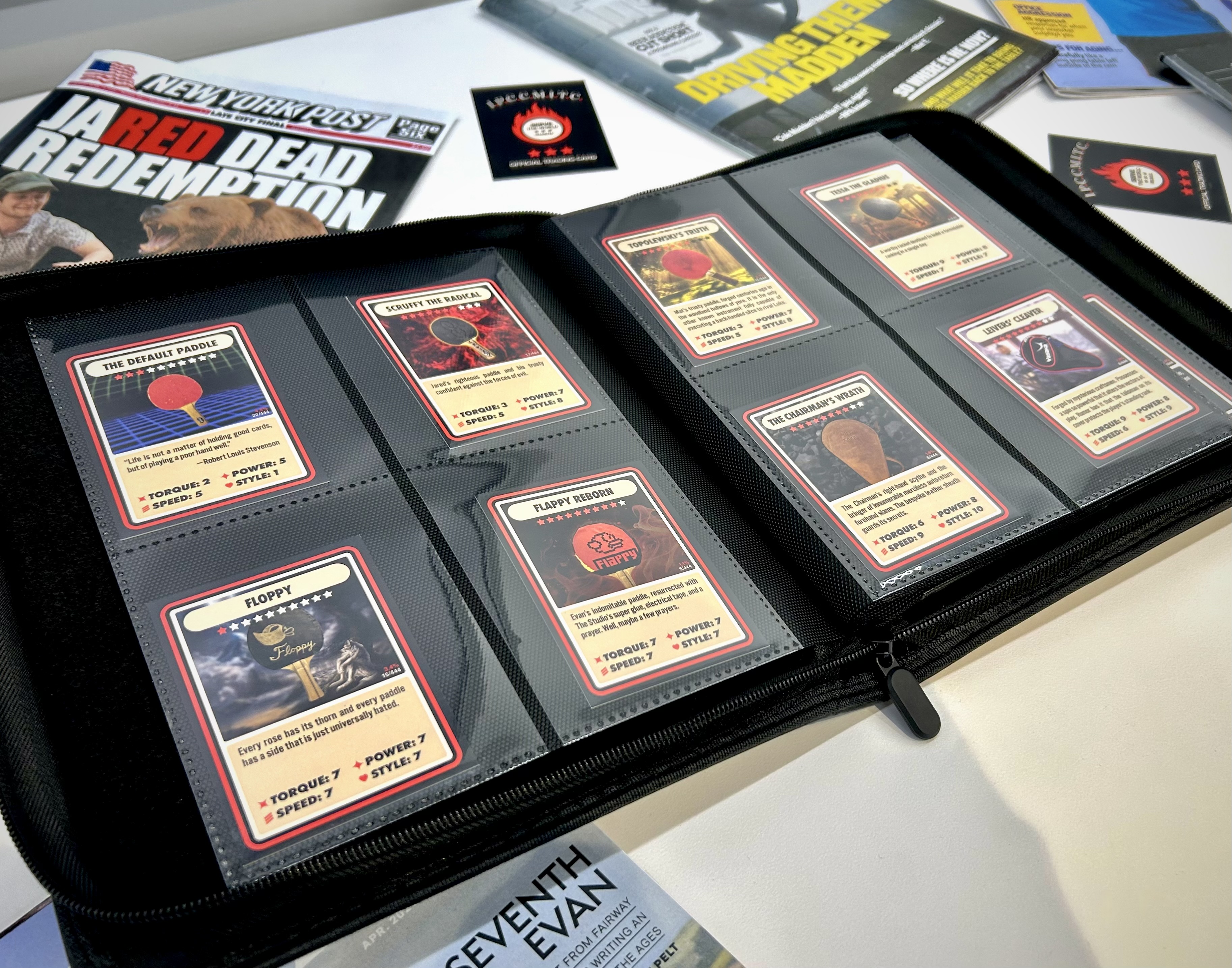 Promo trading card binder