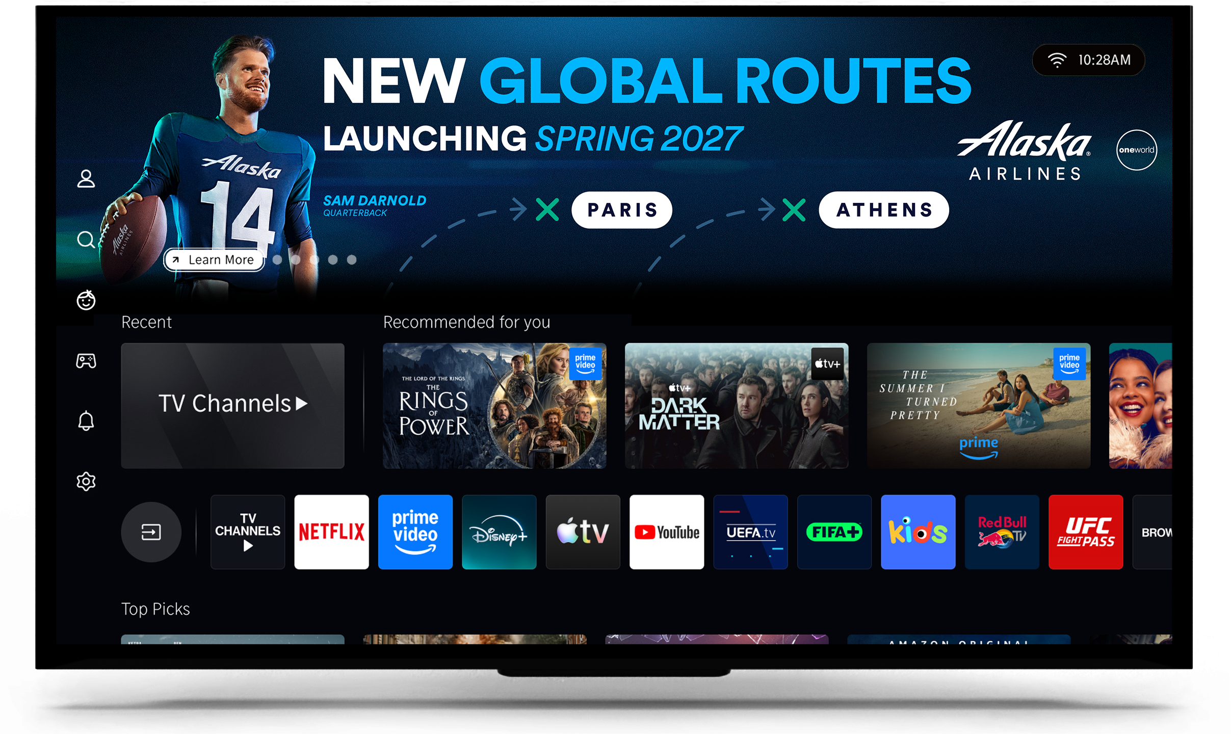 Homepage banner