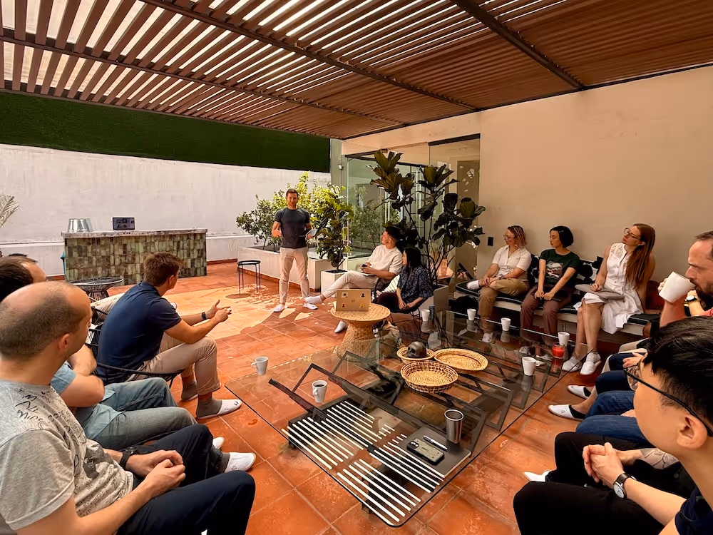 A group photo of the Centari team. 